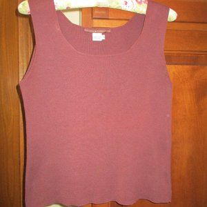 Vintage Peruvian Connection Merlot Square Neck Tank M